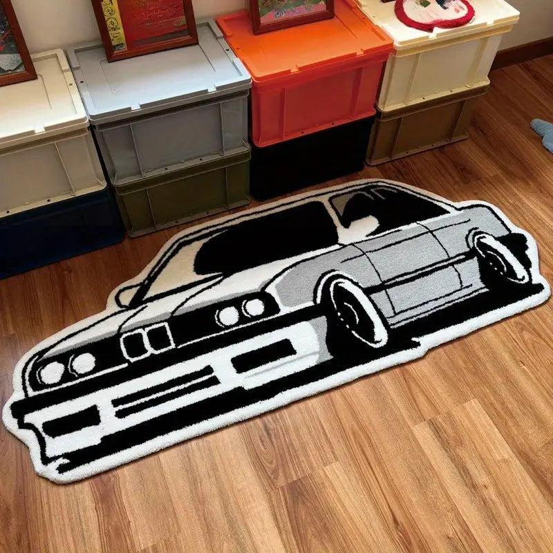 E30 M3 BEDROOM RUG – SPOILER SHELF