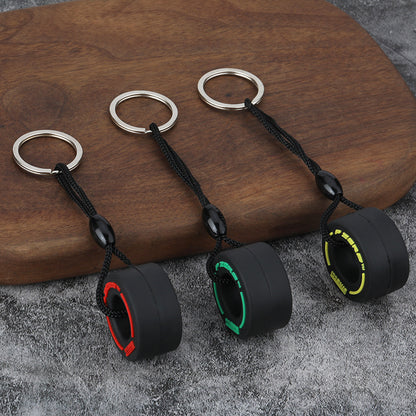 F1 STYLE TYRE KEYCHAIN