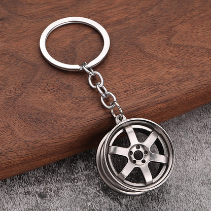 ALLOY WHEEL KEYCHAIN