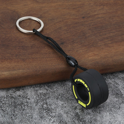 F1 STYLE TYRE KEYCHAIN