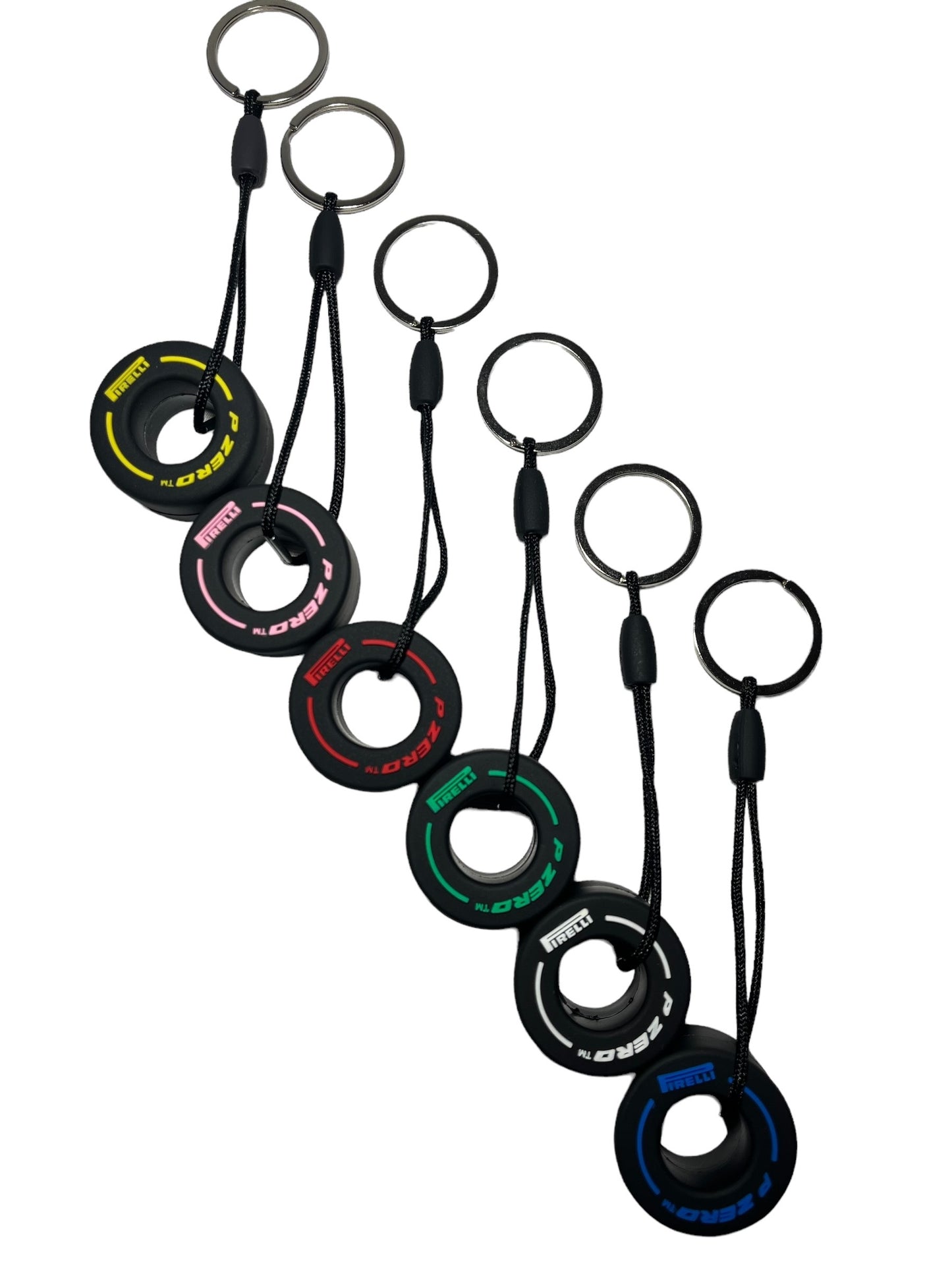 F1 STYLE TYRE KEYCHAIN