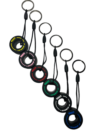 F1 STYLE TYRE KEYCHAIN